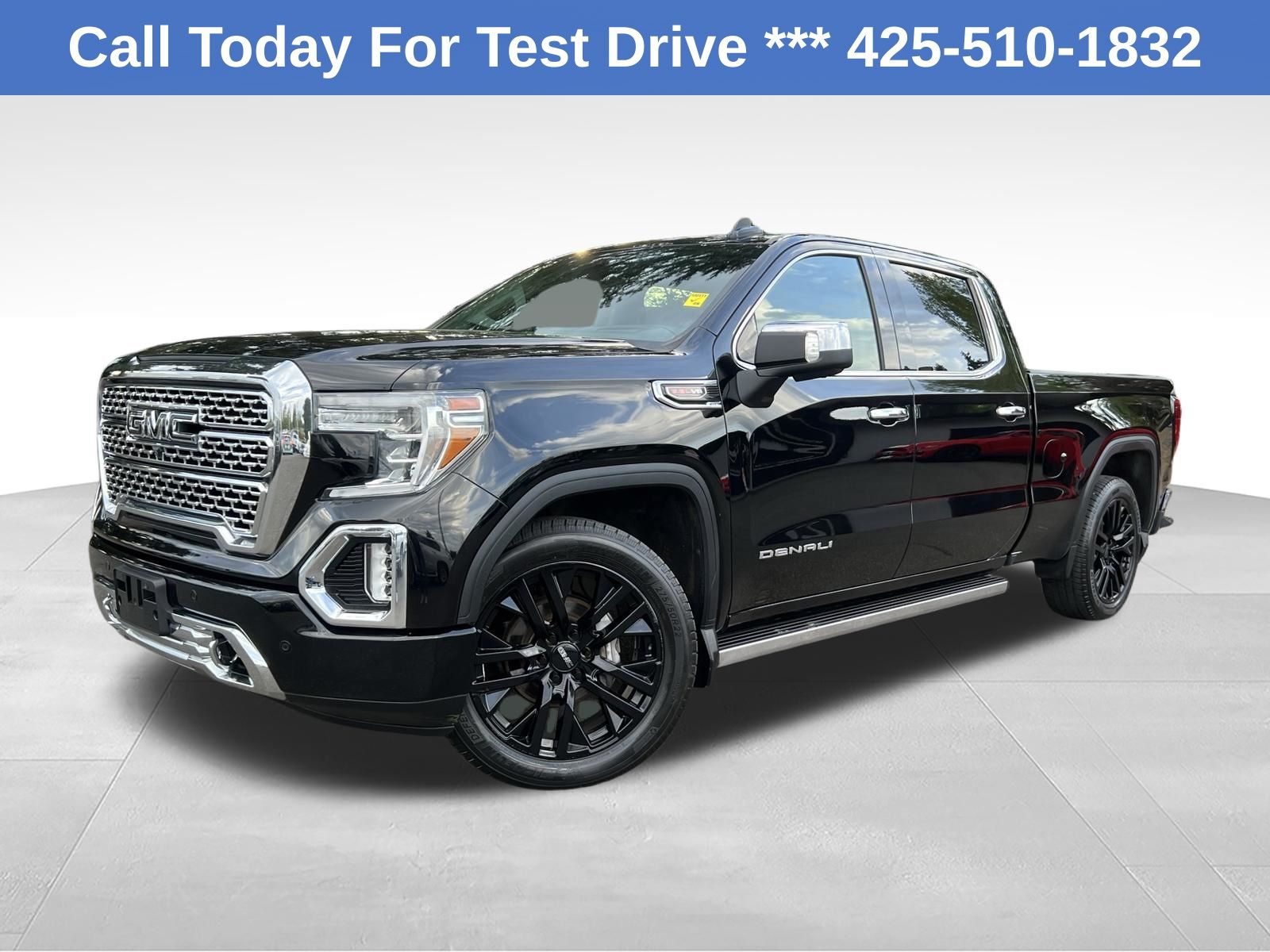 Onyx Black 2019 GMC Sierra 1500 Pickup Truck Four-Wheel Drive Automatic