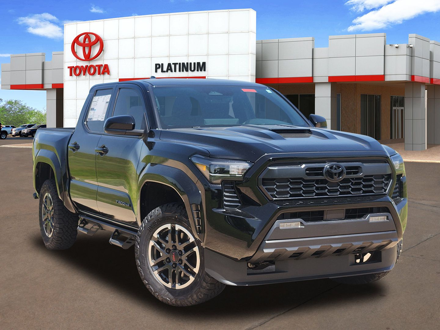 Black 2026 Toyota Tacoma Pickup Truck Four-Wheel Drive 8-Speed Automatic