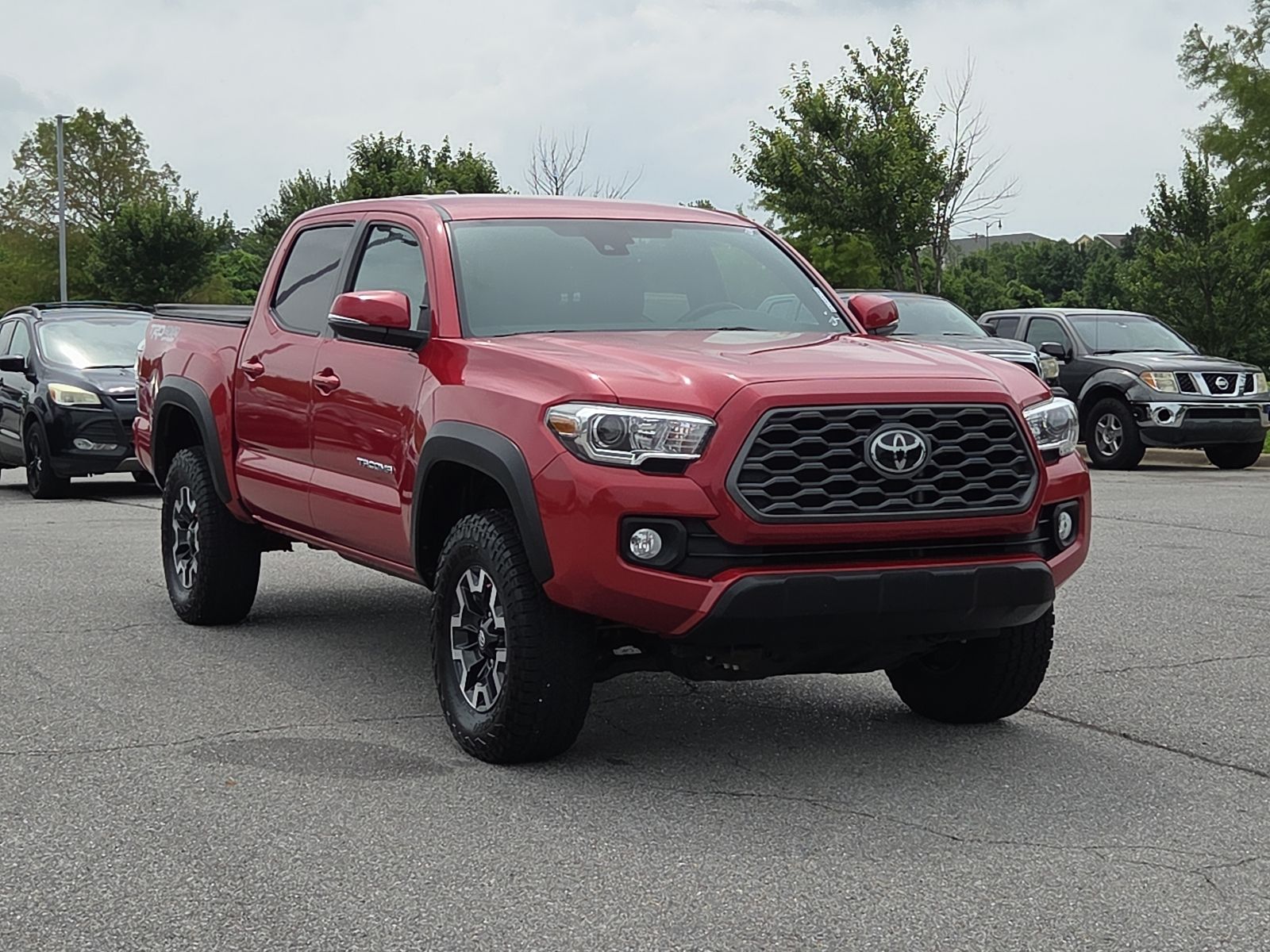 Barcelona Red Metallic 2021 Toyota Tacoma Pickup Truck Four-Wheel Drive 6-Speed Automatic