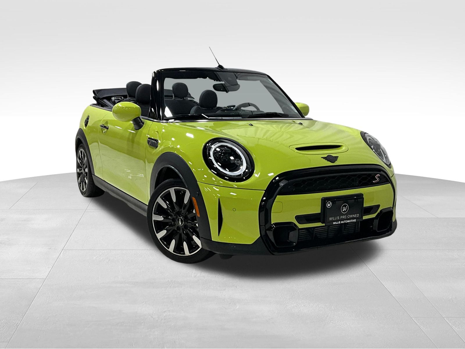 Zesty Yellow 2024 MINI Cooper S Convertible FWD Convertible Front-Wheel Drive 7-Speed Automatic