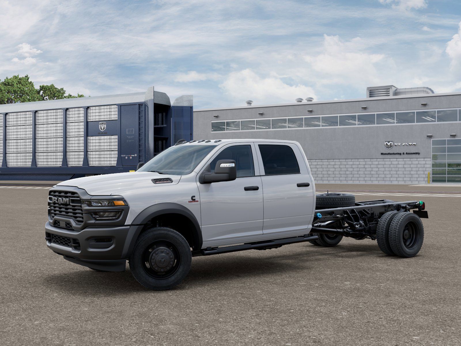 2026 Ram 5500HD Tradesman White at Texan Dodge Chrysler Jeep Ram