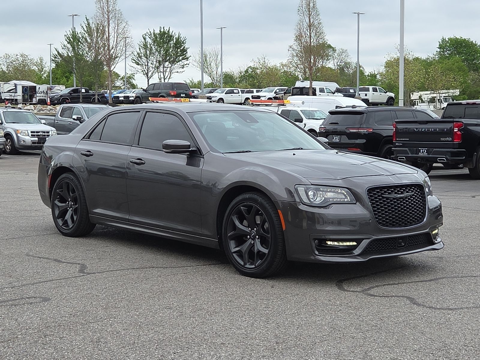 Gray (Granite Crystal Metallic Clearcoat) 2023 Chrysler 300 Touring L RWD Sedan Rear-Wheel Drive 8-Speed Automatic