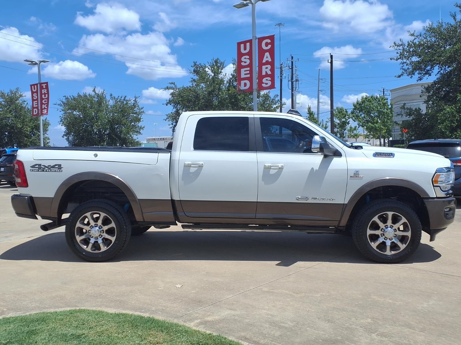2019 Ram 2500 Laramie Longhorn White at Texan Dodge Chrysler Jeep Ram