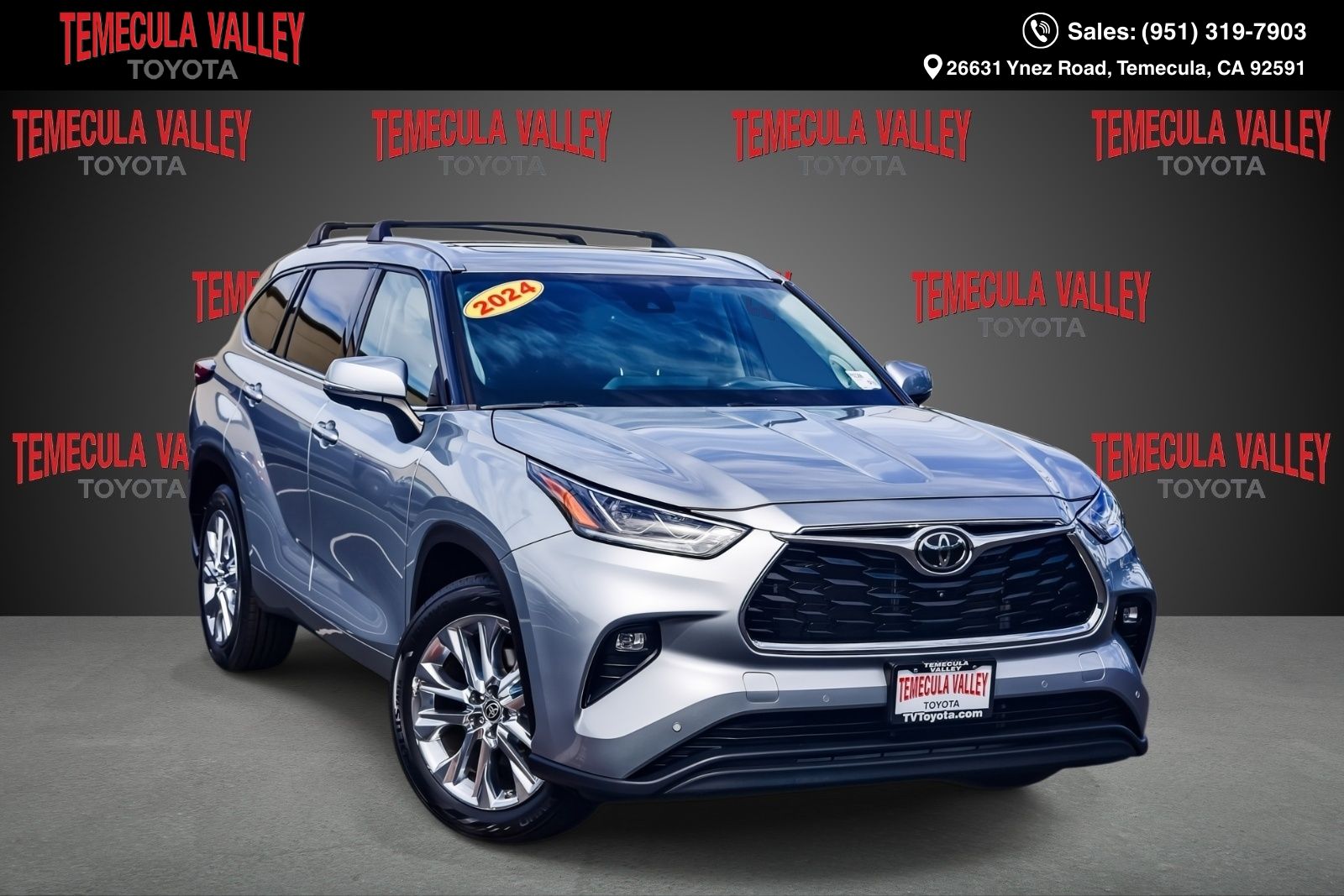 Celestial Silver Metallic 2024 Toyota Highlander Limited FWD SUV / Crossover Front-Wheel Drive 8-Speed Automatic