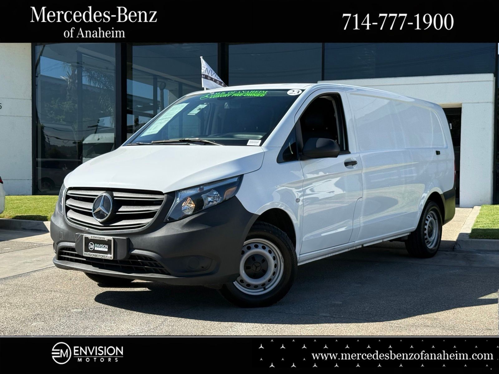 Arctic White 2023 Mercedes-Benz Metris Van Rear-Wheel Drive 9-Speed Automatic