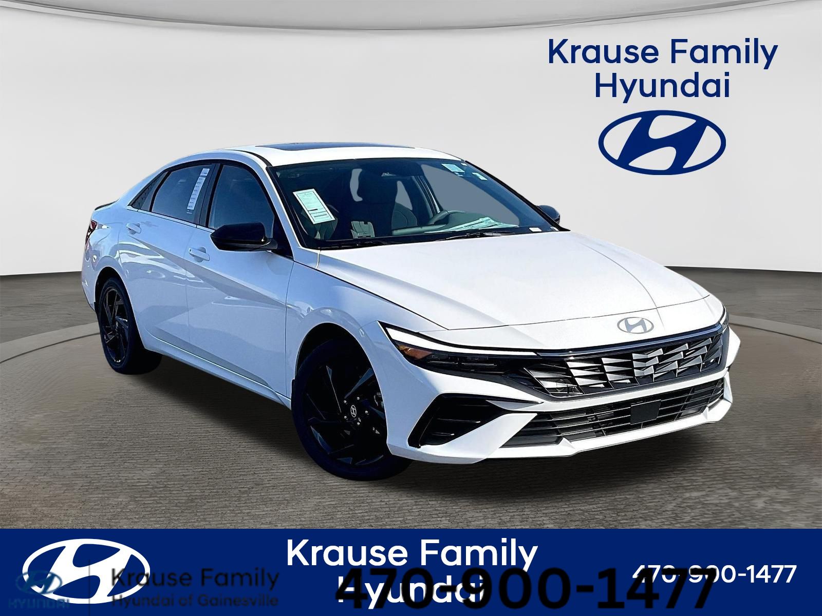 Serenity White Pearl 2026 Hyundai Elantra Sedan Front-Wheel Drive Continuously Variable Transmission