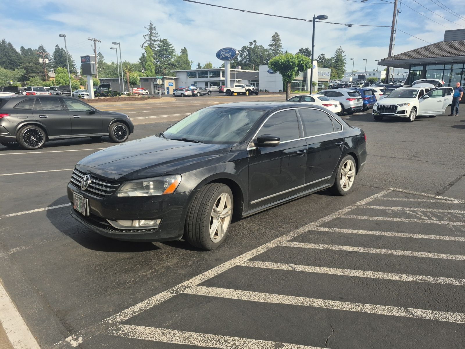 used 2014 Volkswagen Passat car, priced at $6,998