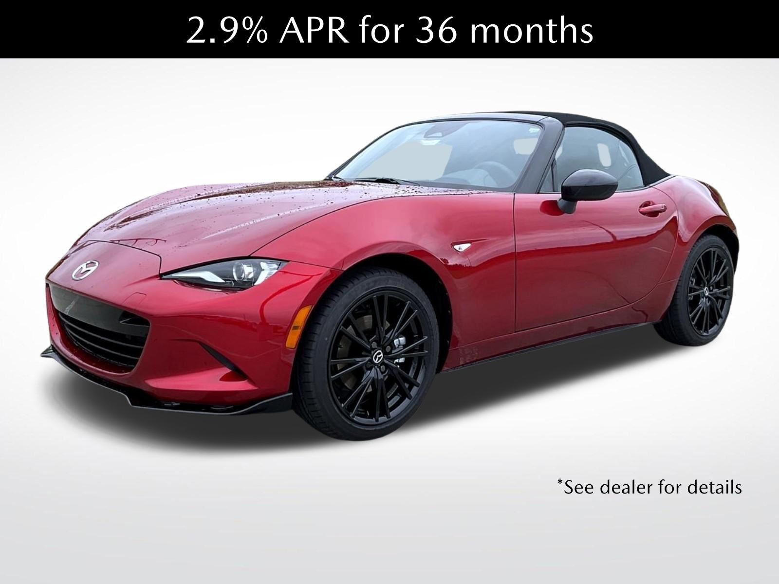 Soul Red Crystal Metallic 2026 Mazda MX-5 Miata Club RWD Convertible Rear-Wheel Drive 6-Speed Manual
