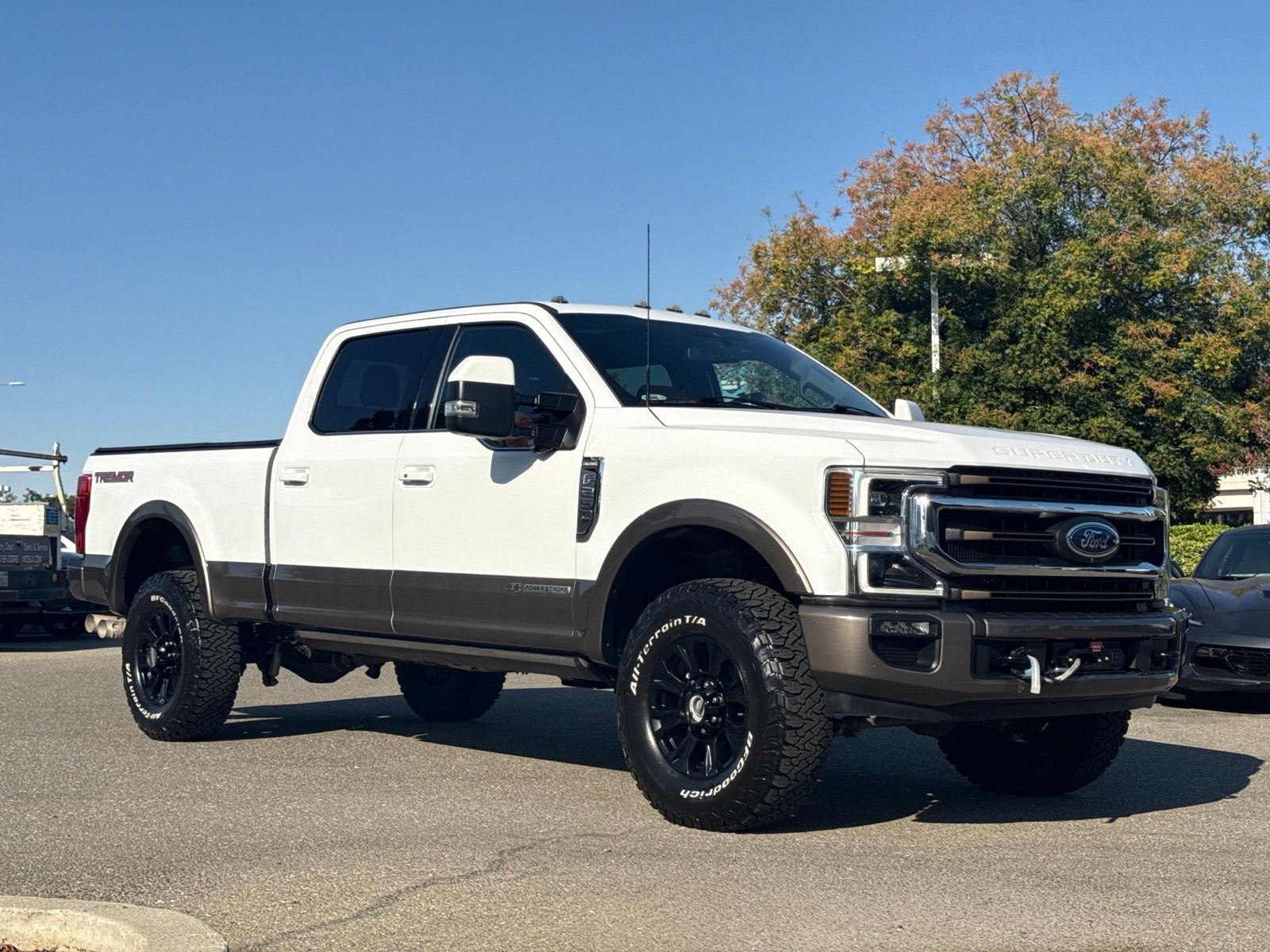 Brown 2022 Ford F-250 Super Duty Pickup Truck Four-Wheel Drive Automatic