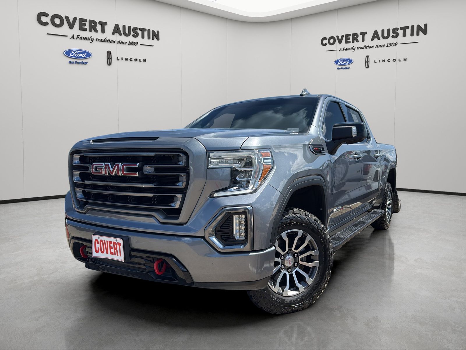 Gray (Steel Metallic) 2021 GMC Sierra 1500 Pickup Truck Four-Wheel Drive Automatic