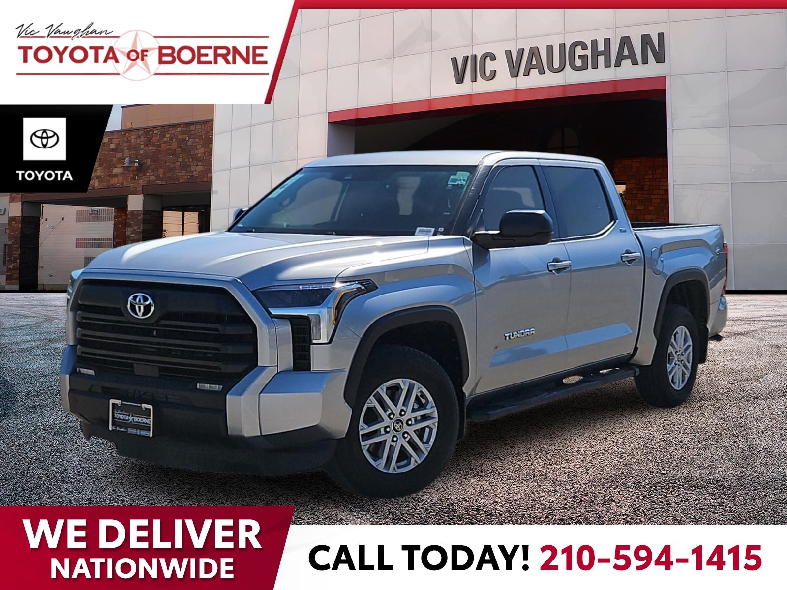 Celestial Silver Metallic 2024 Toyota Tundra Pickup Truck Four-Wheel Drive Automatic