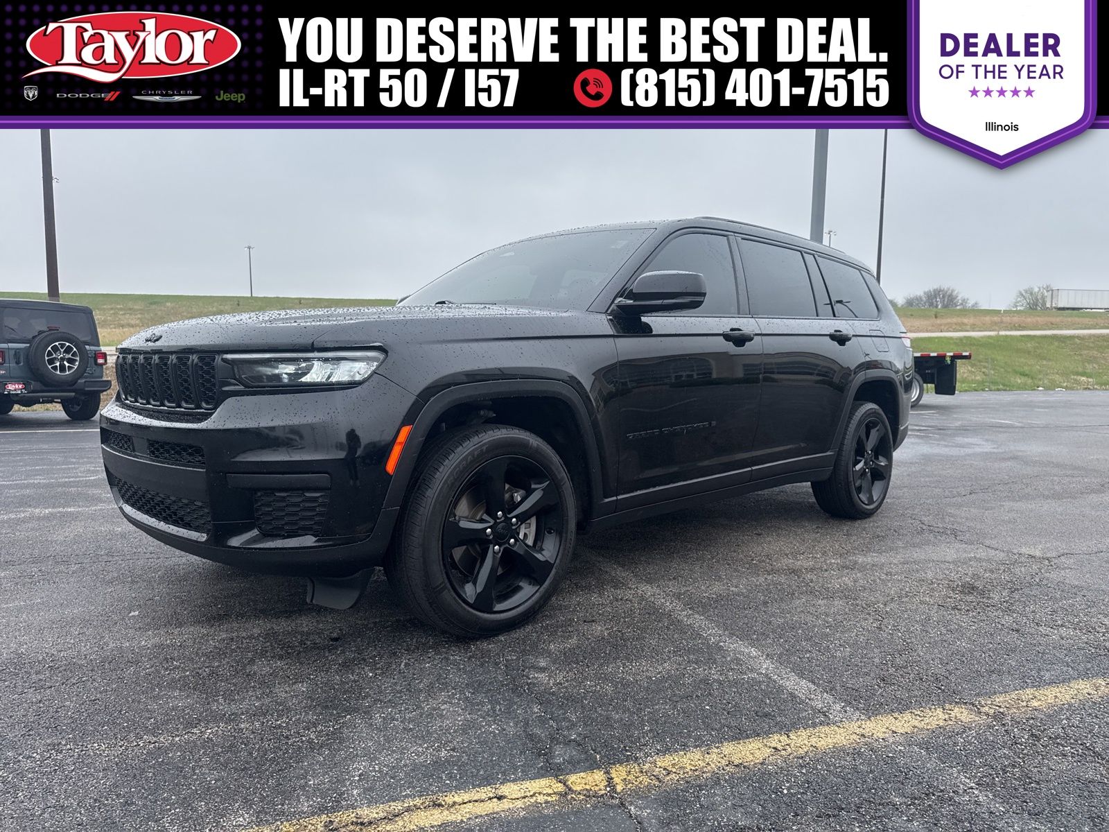 Diamond Black Crystal Pearlcoat 2021 Jeep Grand Cherokee L Altitude 4WD SUV / Crossover Four-Wheel Drive 8-Speed Automatic