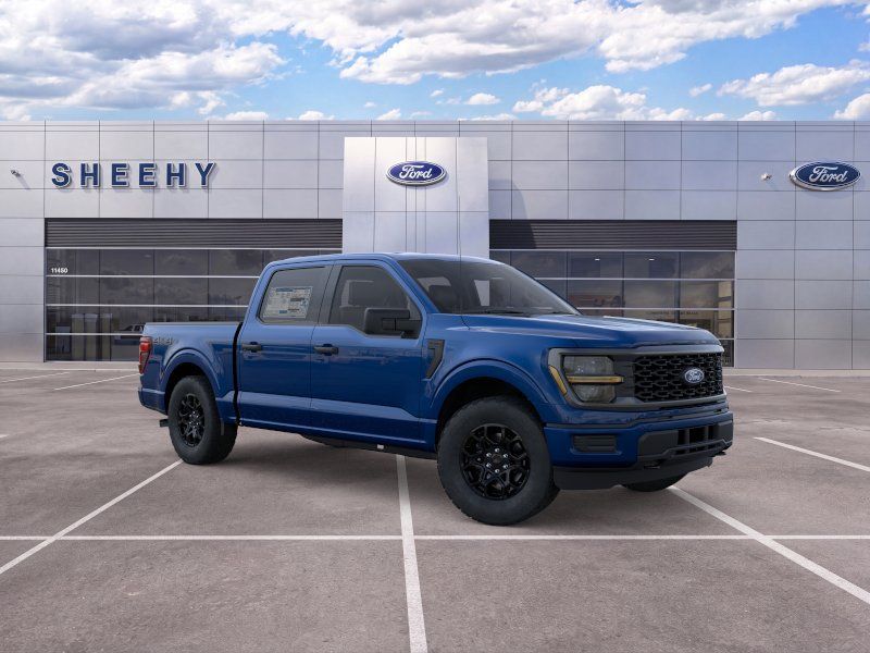 Blue Metallic 2026 Ford F-150 Pickup Truck Four-Wheel Drive Automatic