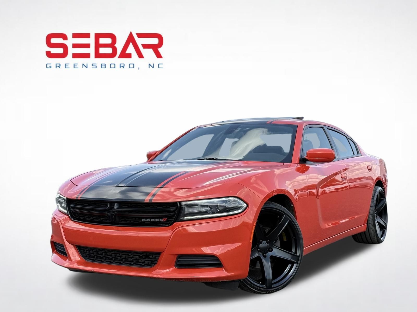 Go Mango! 2019 Dodge Charger Sedan Rear-Wheel Drive 8-Speed Automatic
