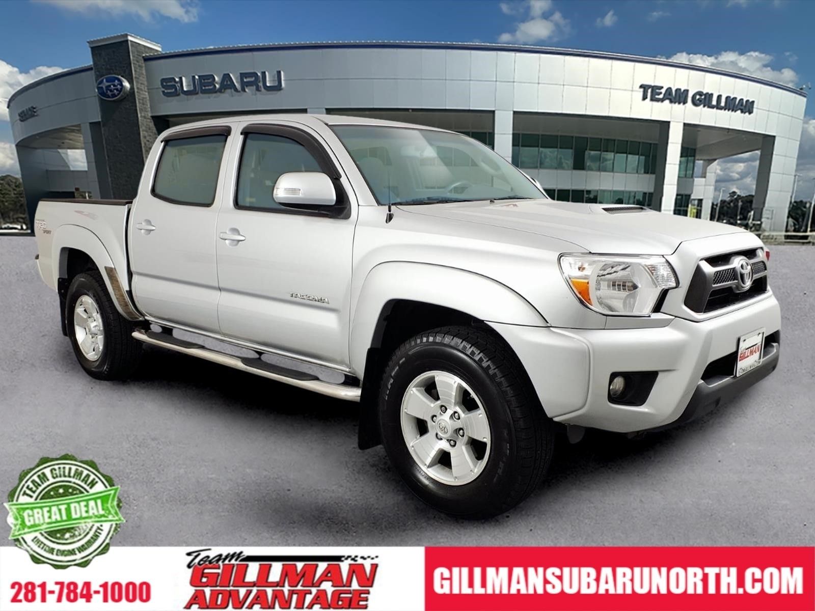 Silver Streak Metallic 2013 Toyota Tacoma Pickup Truck 4X2 5-Speed Automatic Overdrive