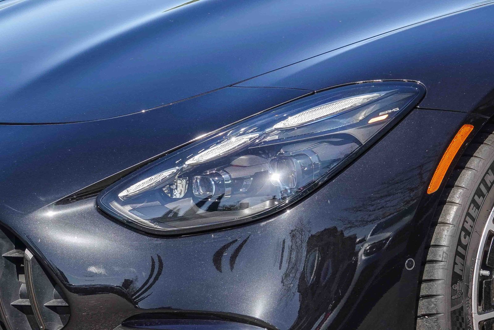 New Obsidian Black Metallic 2025 Mercedes-Benz AMG GT Base for