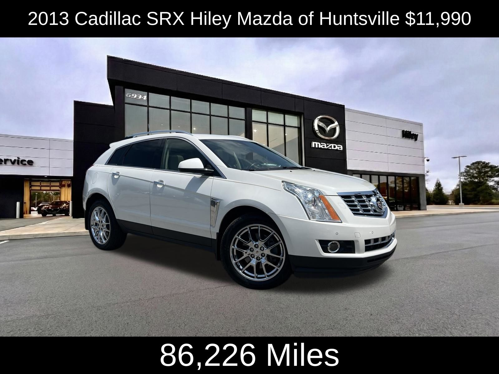 Gray (Platinum Ice Tricoat) 2013 Cadillac SRX SUV / Crossover Front-Wheel Drive 6-Speed Automatic