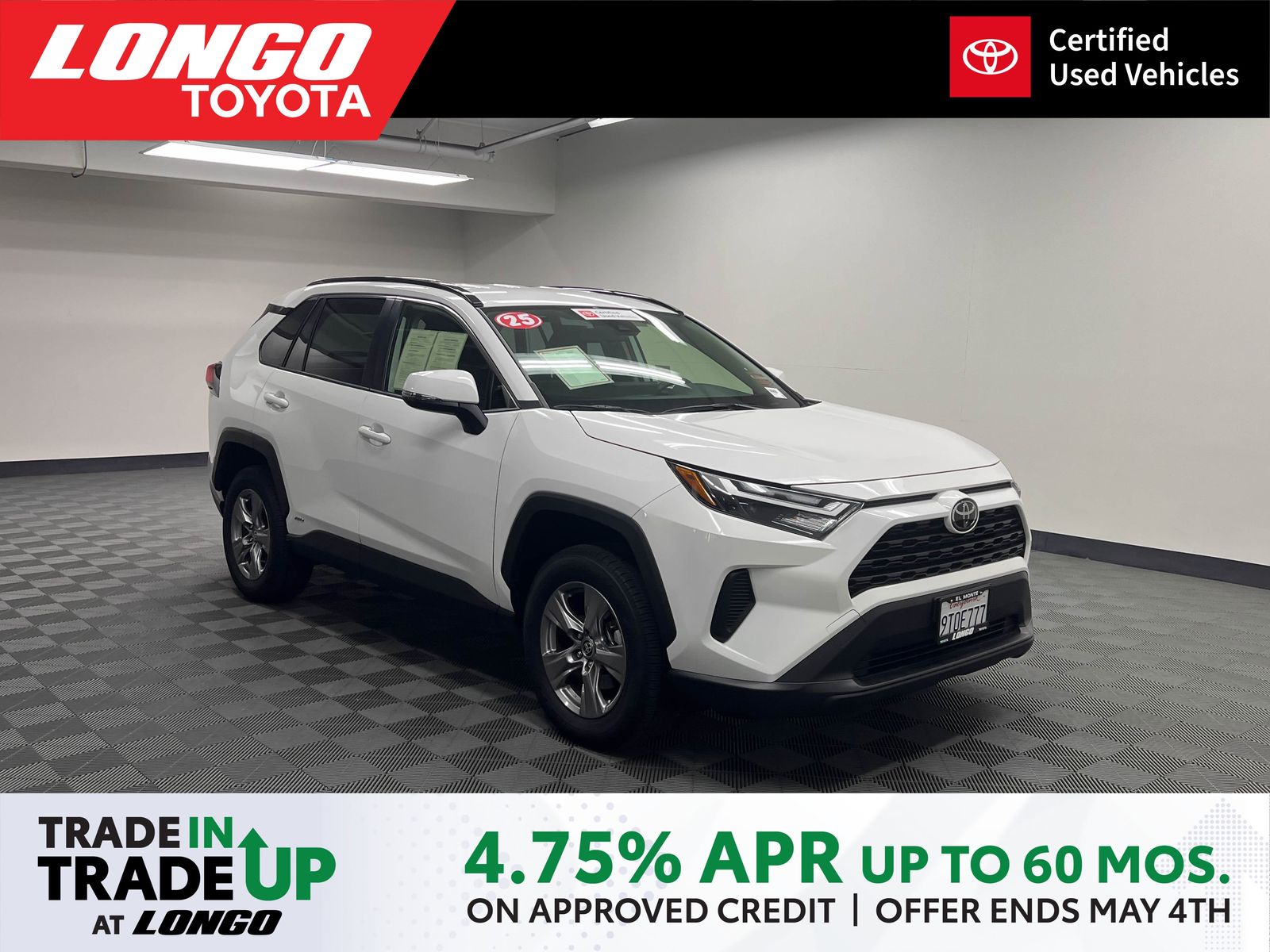 used 2025 Toyota RAV4 Hybrid car, priced at $37,888