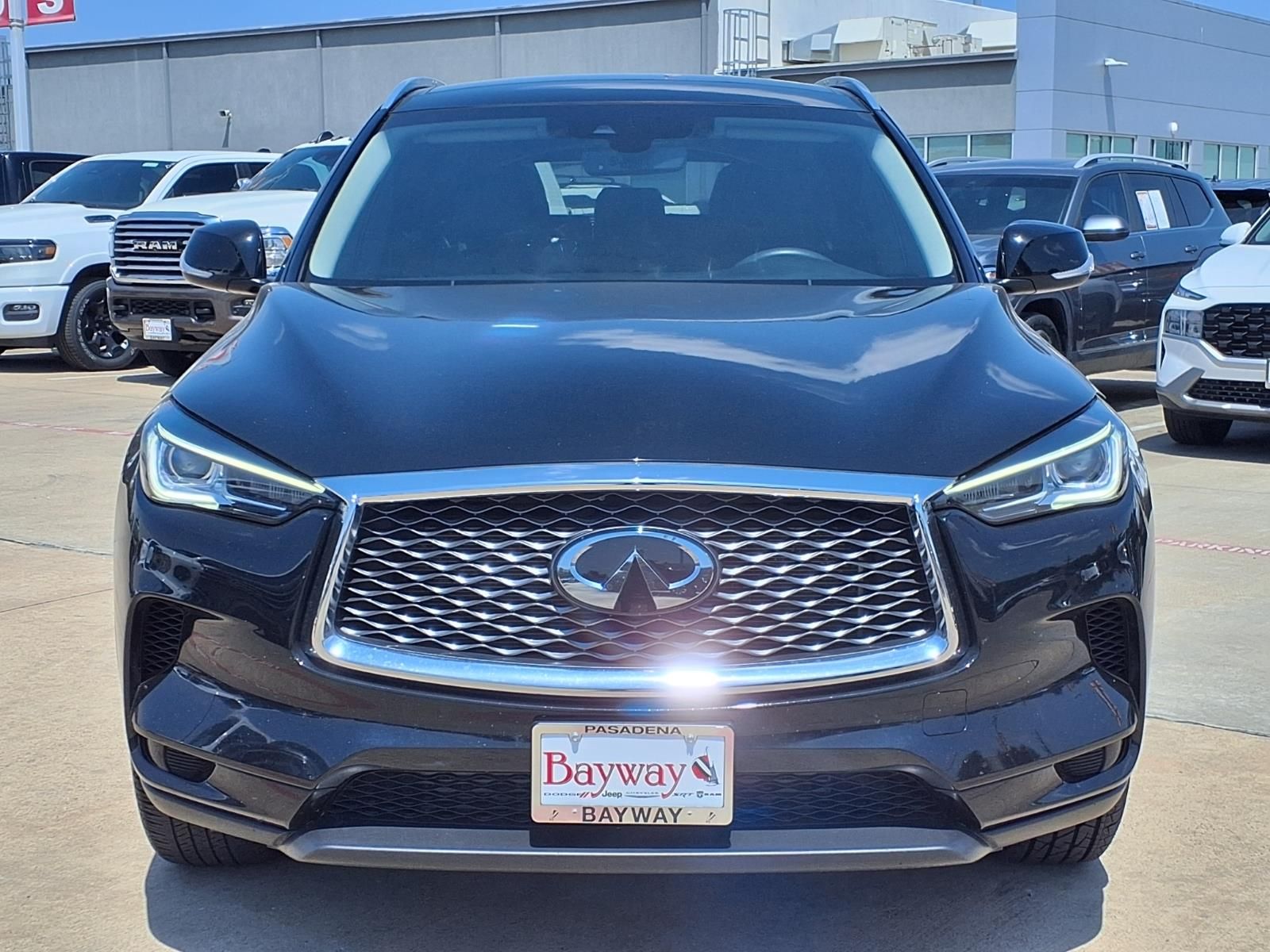 2023 INFINITI QX50 LUXE Black at South Houston Nissan