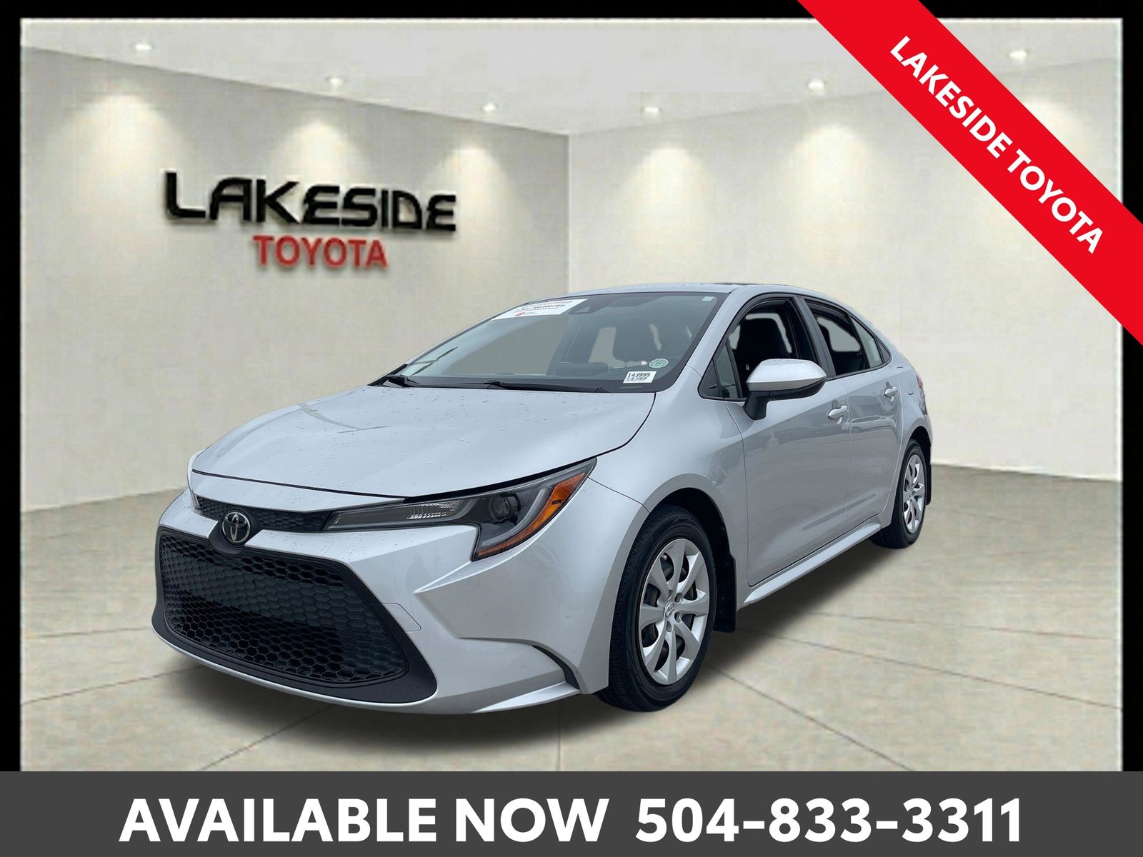 Classic Silver Metallic 2021 Toyota Corolla LE FWD Sedan Front-Wheel Drive Continuously Variable Transmission