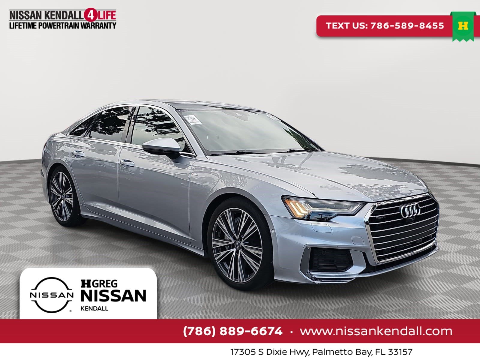 Florett Silver Metallic 2019 Audi A6 Sedan All-Wheel Drive 7-Speed Automatic