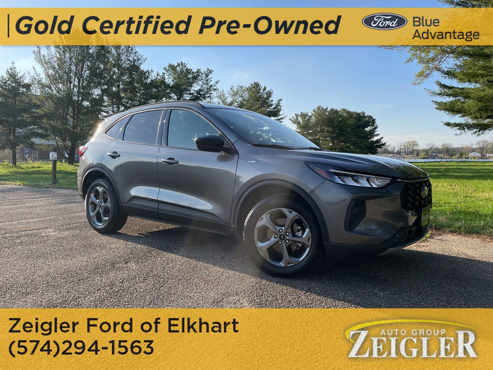 Gray Metallic 2025 Ford Escape SUV / Crossover All-Wheel Drive 8-Speed Automatic