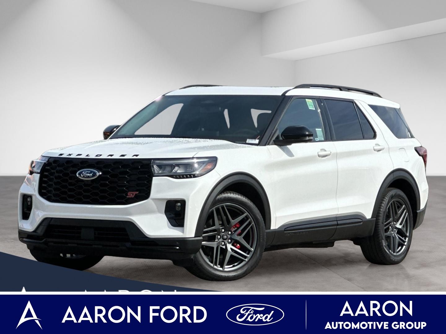 White Metallic 2025 Ford Explorer SUV / Crossover All-Wheel Drive Automatic