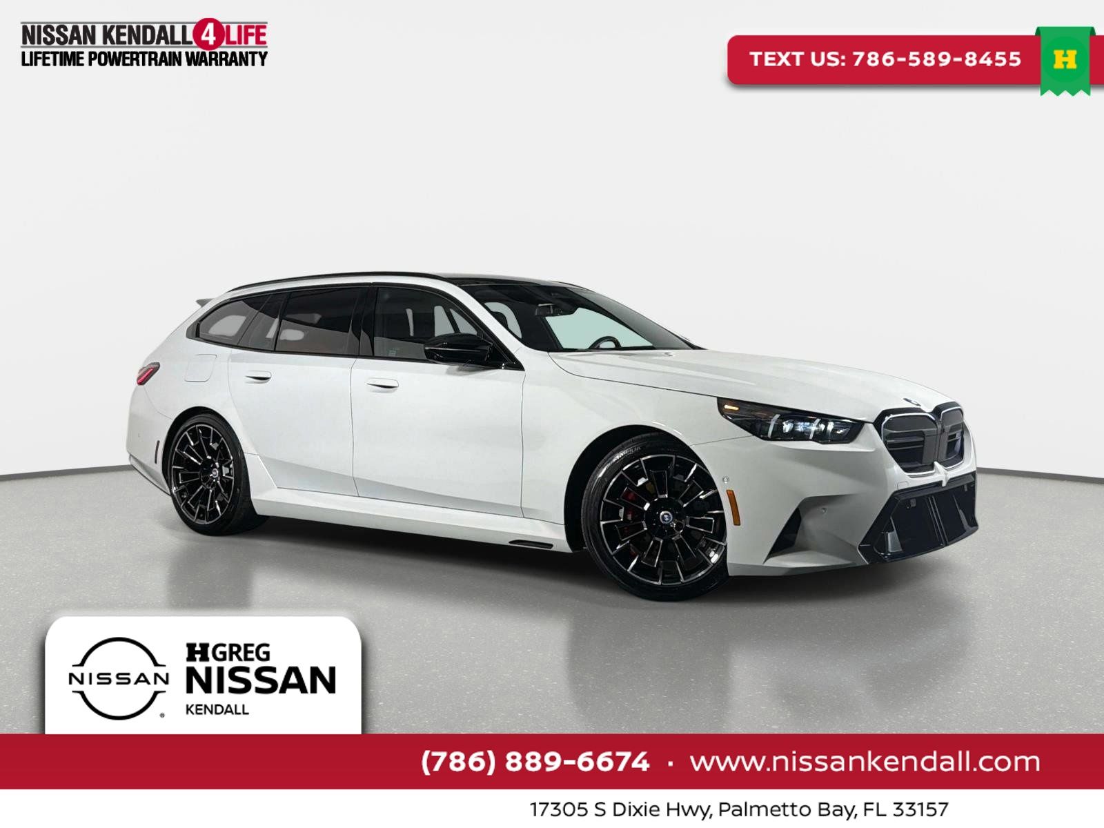 White 2025 BMW M5 Wagon All-Wheel Drive 8-Speed Automatic