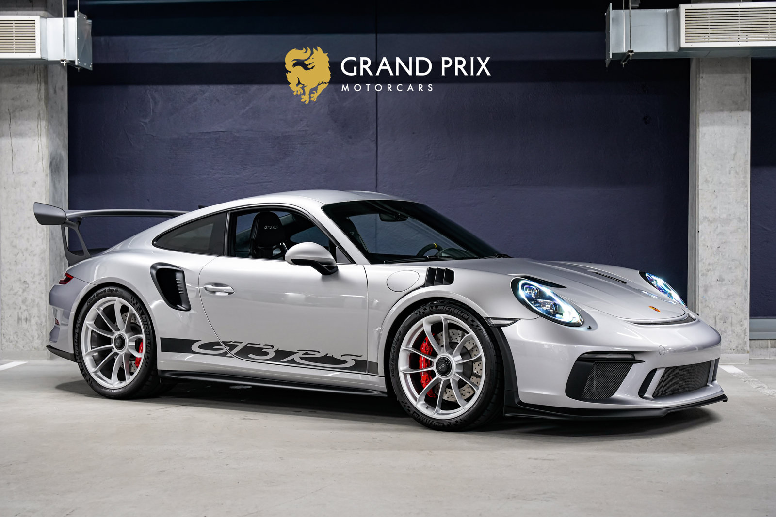 GT Silver Metallic 2019 Porsche 911 Coupe Rear-Wheel Drive 7-Speed Automatic
