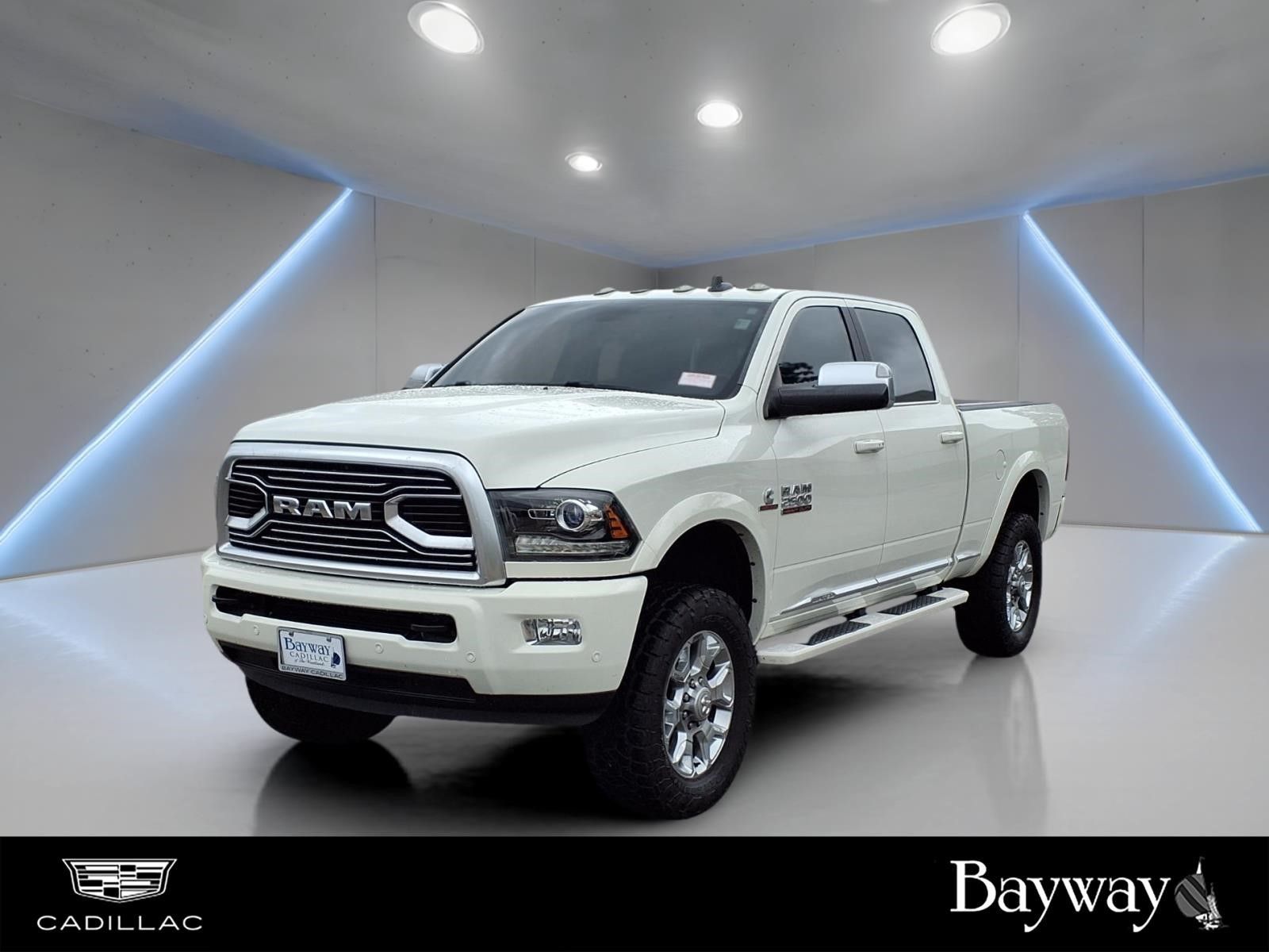 2018 Ram 2500 Laramie Longhorn White at Victoria Chrysler Dodge Jeep Ram