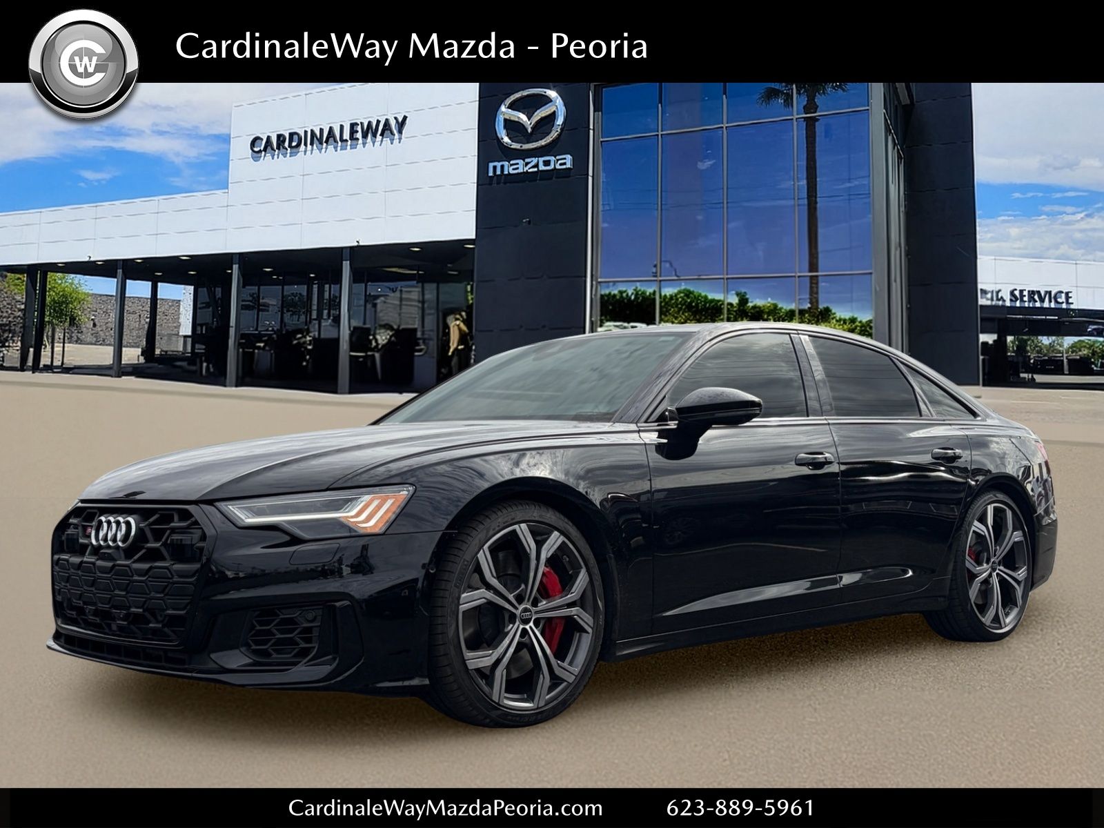 Mythos Black Metallic 2024 Audi S6 Sedan All-Wheel Drive 8-Speed Automatic