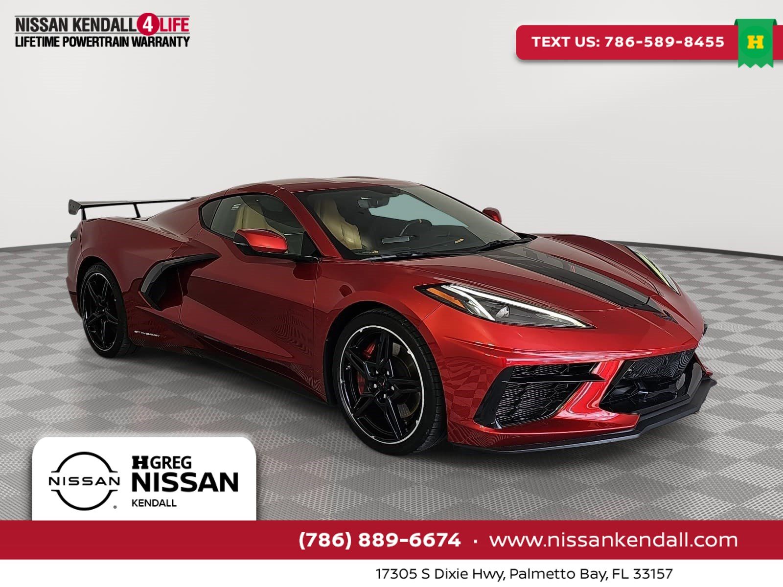 Red Mist Metallic Tintcoat 2022 Chevrolet Corvette Coupe Rear-Wheel Drive 8-Speed Dual Clutch