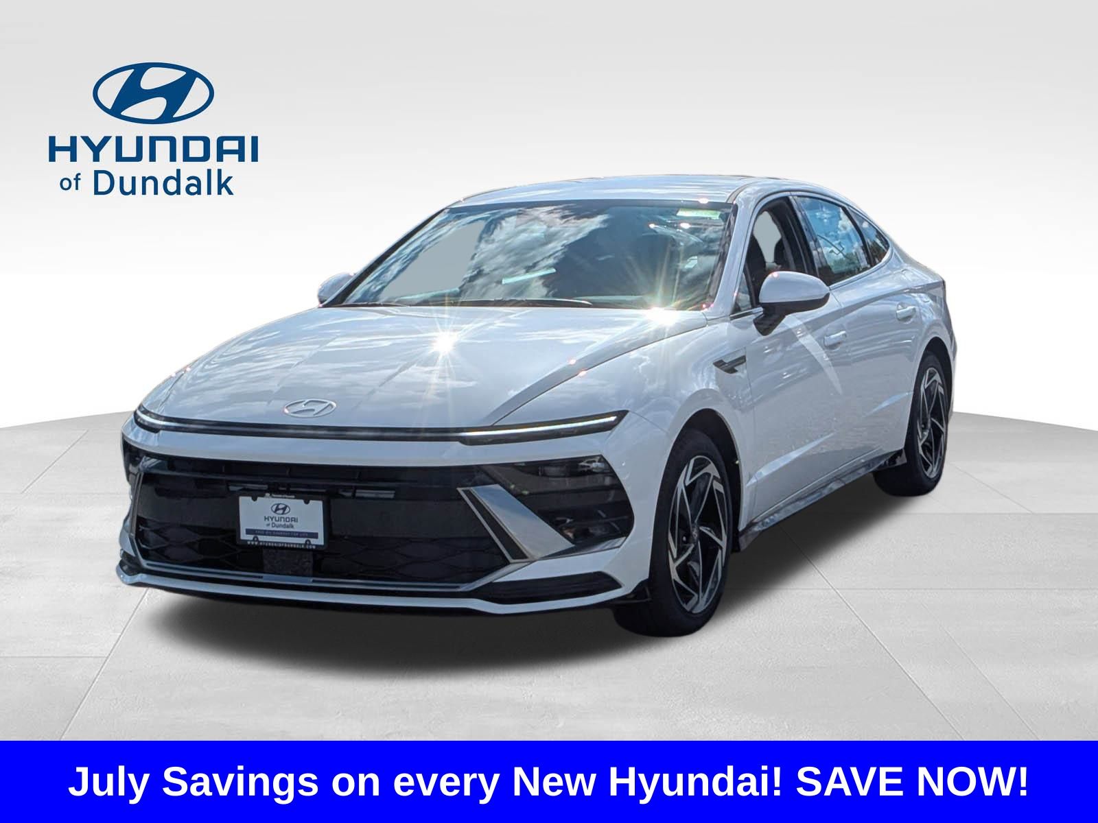 Serenity White 2026 Hyundai Sonata Sedan Front-Wheel Drive 8-Speed Automatic