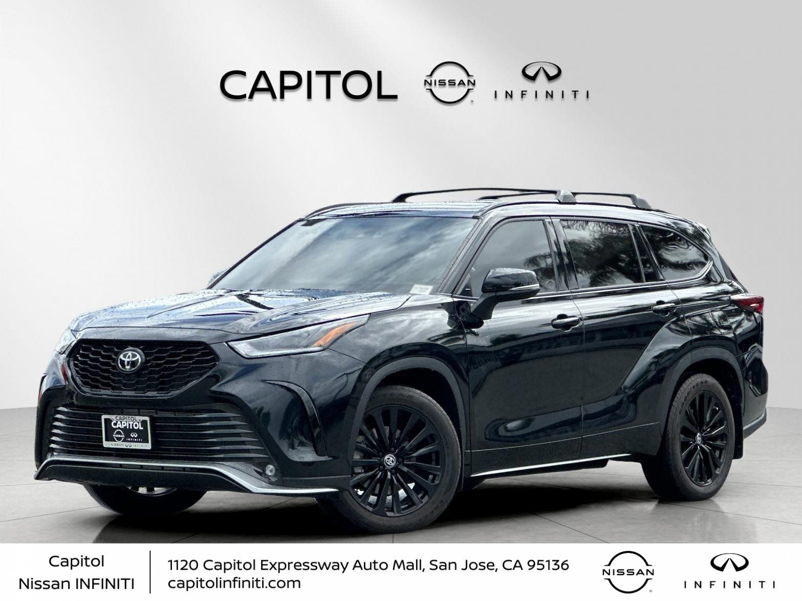 Midnight Black Metallic 2025 Toyota Highlander XSE AWD SUV / Crossover All-Wheel Drive 8-Speed Automatic