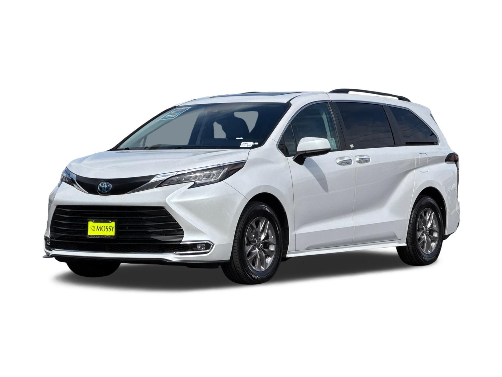 Gray (PLATINUM WHITE PEARL METALLIC) 2023 Toyota Sienna XLE 7-Passenger FWD Minivan Front-Wheel Drive Continuously Variable Transmission