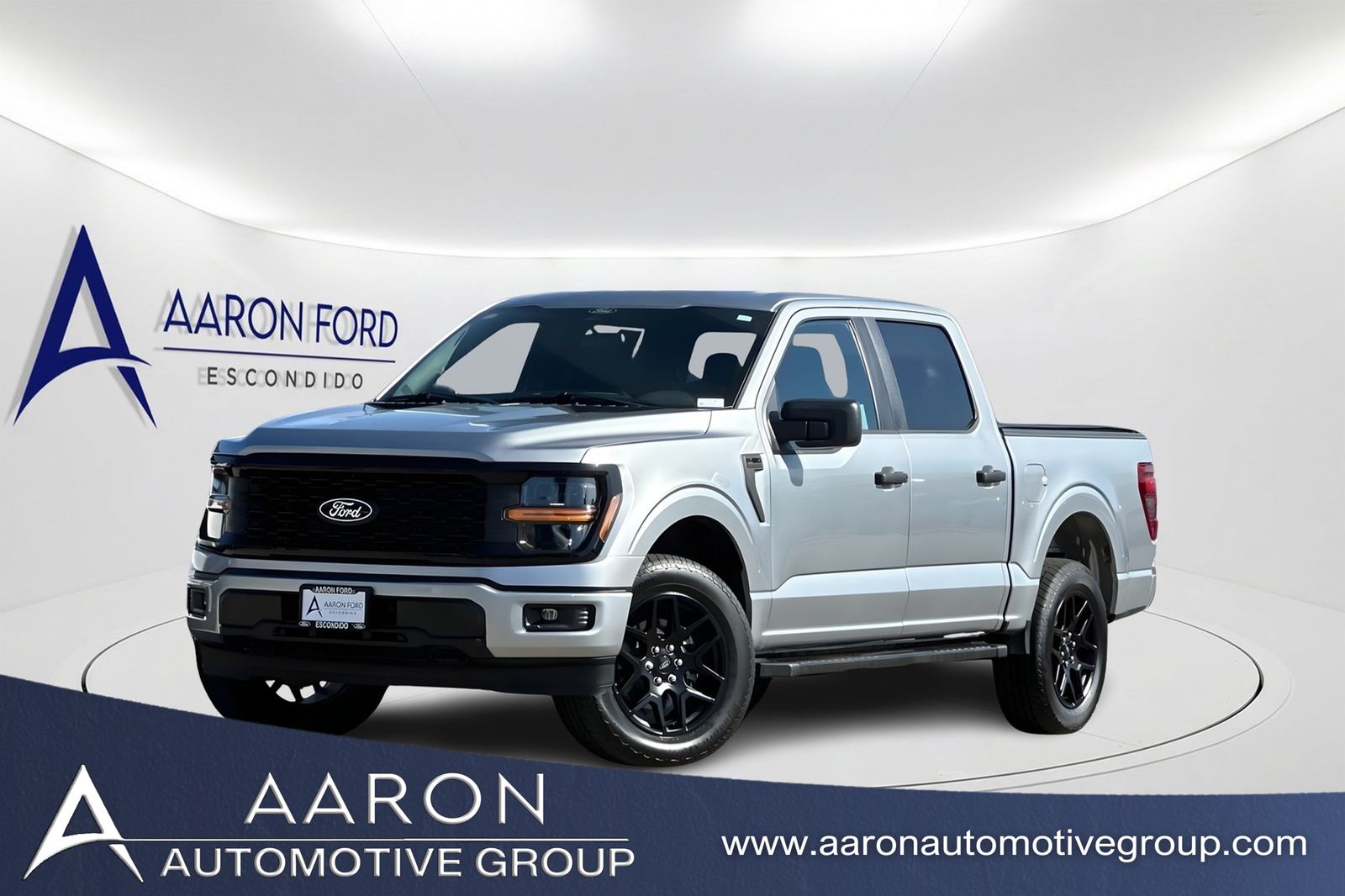 Silver Metallic 2024 Ford F-150 Pickup Truck Four-Wheel Drive Automatic