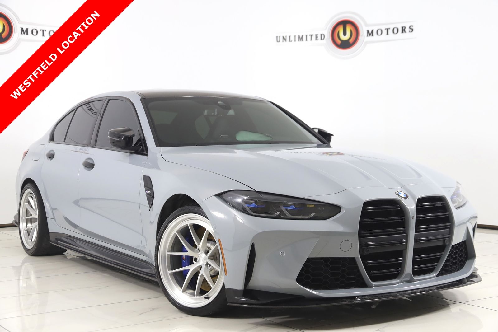 Brooklyn Gray Metallic 2021 BMW M3 RWD Sedan Rear-Wheel Drive 6-Speed Manual