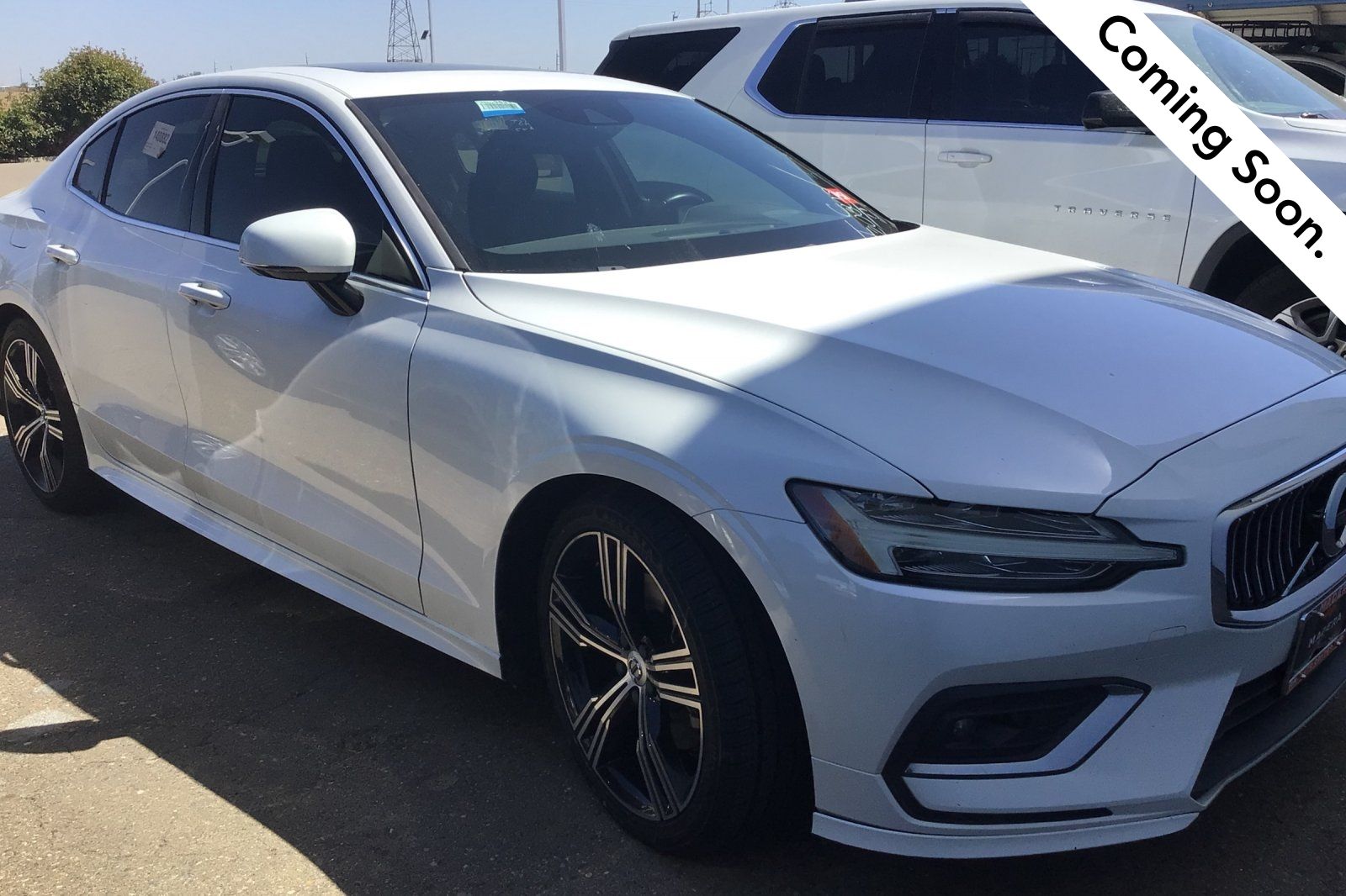 Crystal White Pearl 2020 Volvo S60 T5 Inscription FWD Sedan Front-Wheel Drive Automatic
