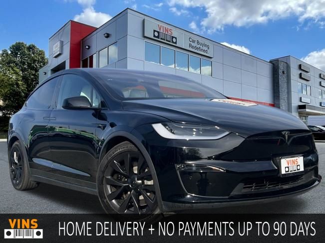 Black 2022 Tesla Model X AWD SUV / Crossover All-Wheel Drive 1-Speed Automatic