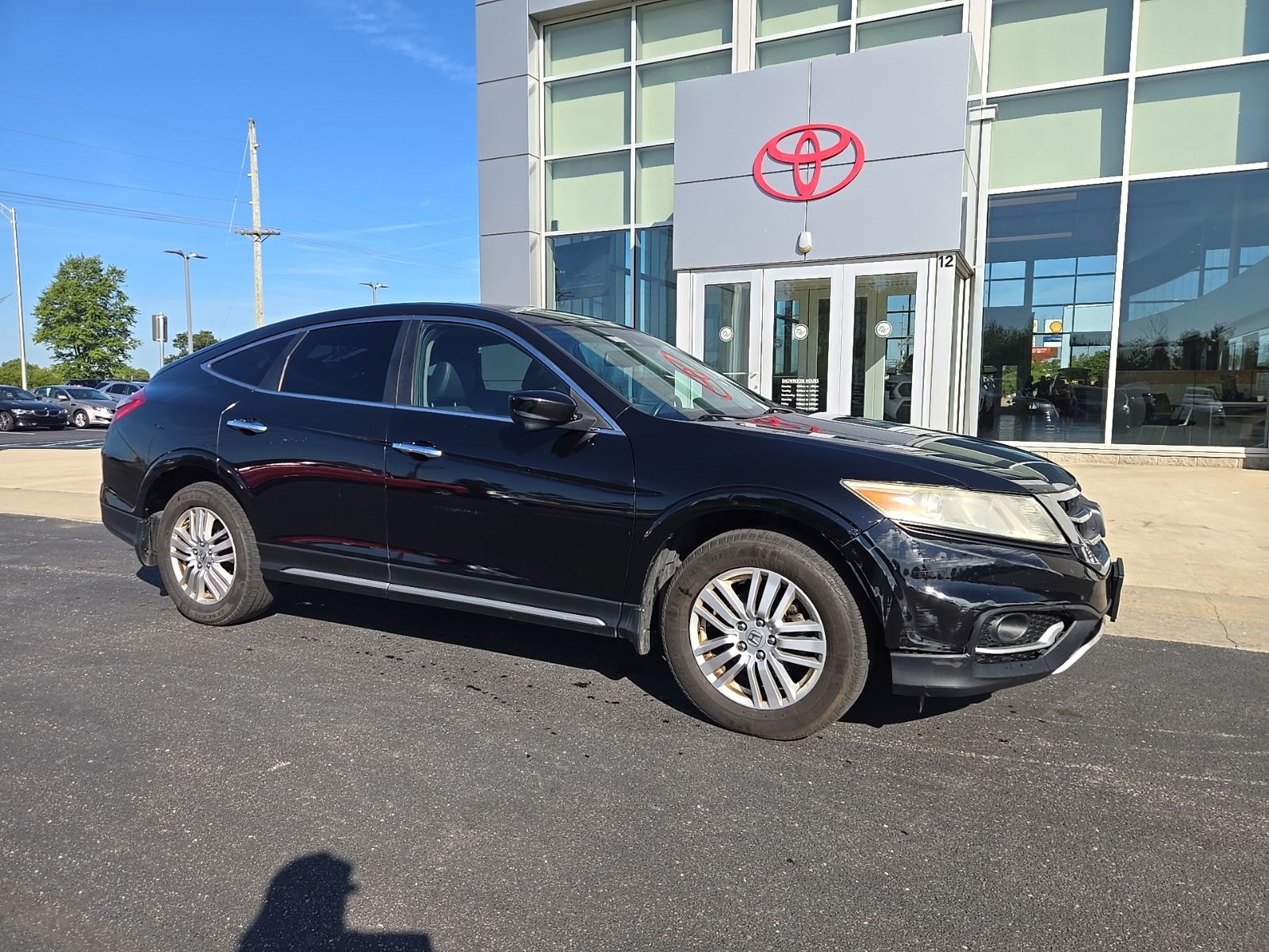 Used 2013 Honda Crosstour EX-L with VIN 5J6TF3H57DL003439 for sale in Whitestown, IN