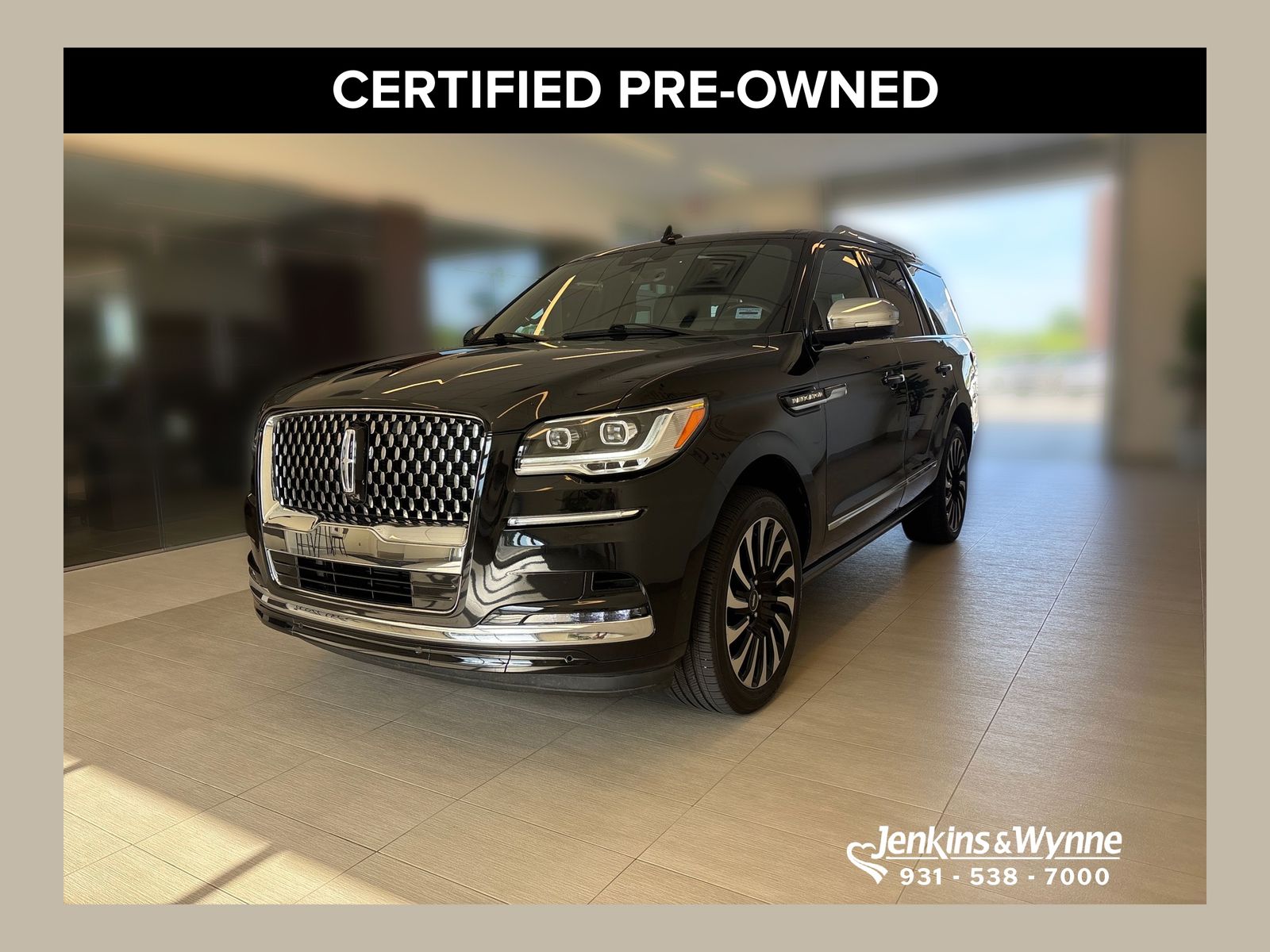 Infinite Black Metallic Clearcoat 2022 Lincoln Navigator Black Label 4WD SUV / Crossover Four-Wheel Drive Automatic