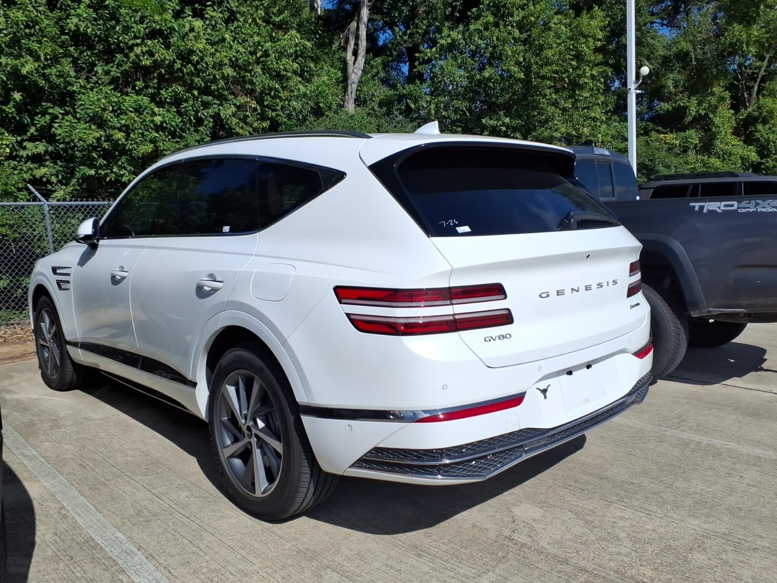 2025 Genesis GV80 3.5T Advanced White at Genesis of Spring
