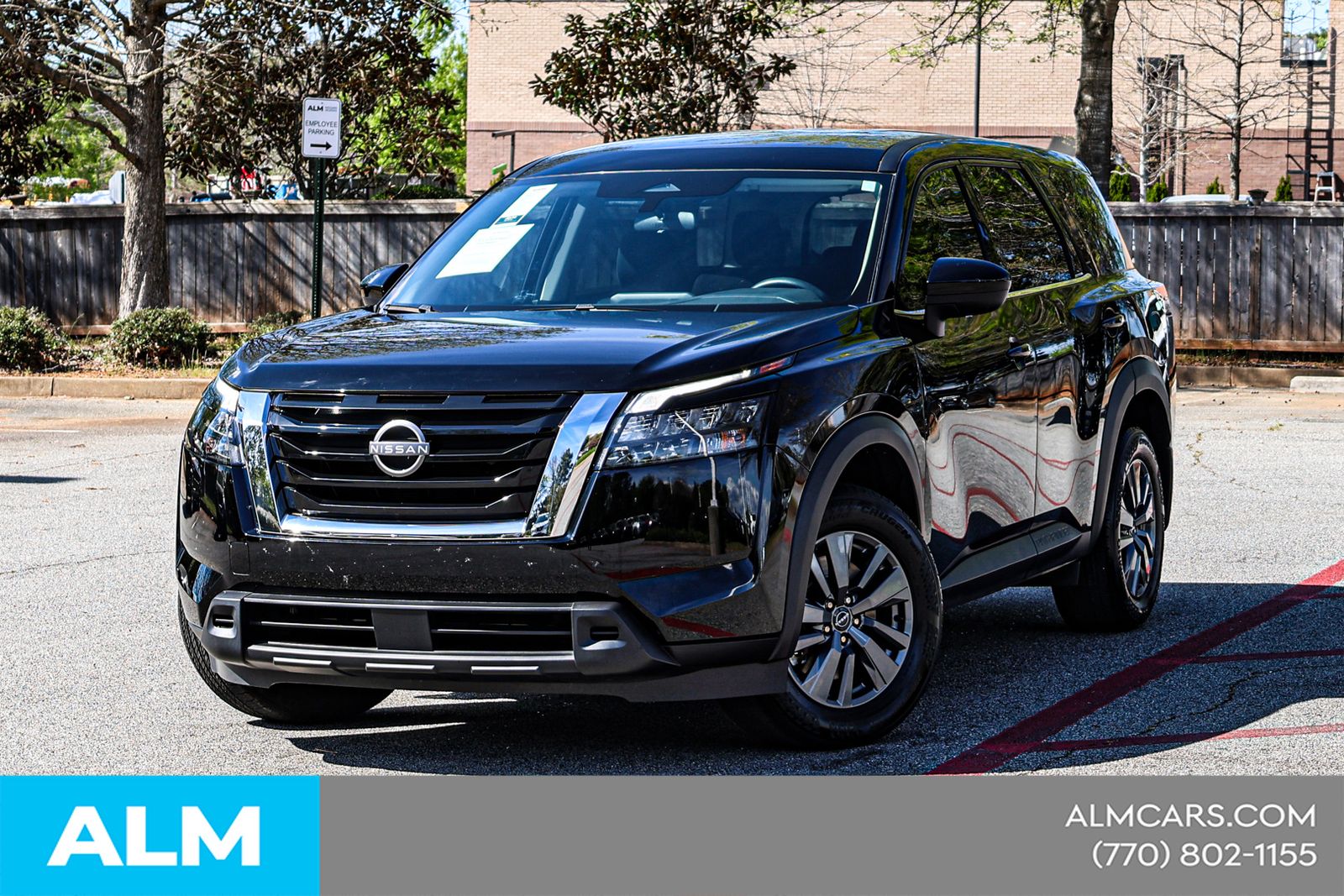 Super Black 2024 Nissan Pathfinder S FWD SUV / Crossover Front-Wheel Drive 9-Speed Automatic