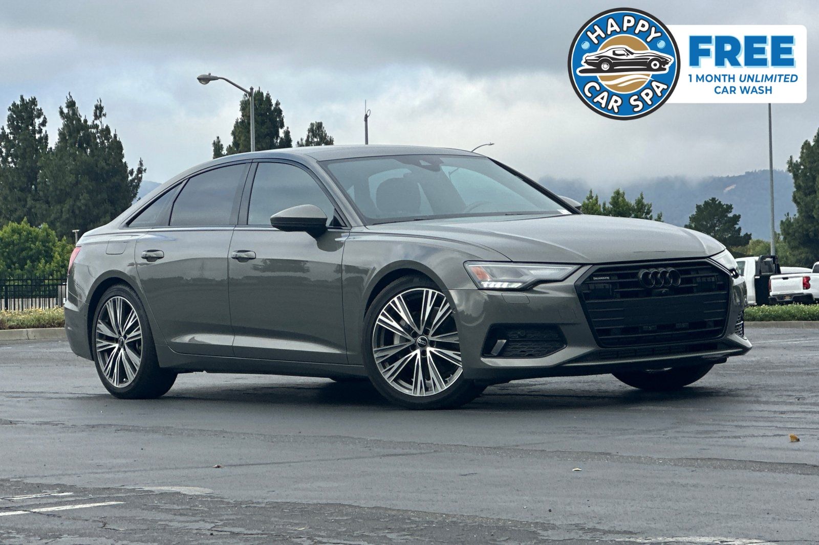 Chronos Gray Metallic 2023 Audi A6 Sedan All-Wheel Drive 7-Speed Automatic