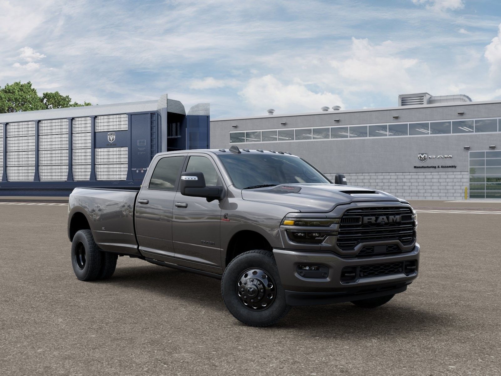 Gray (Granite Crystal Metallic Clearcoat) 2026 RAM 3500 Pickup Truck Four-Wheel Drive 8-Speed Automatic