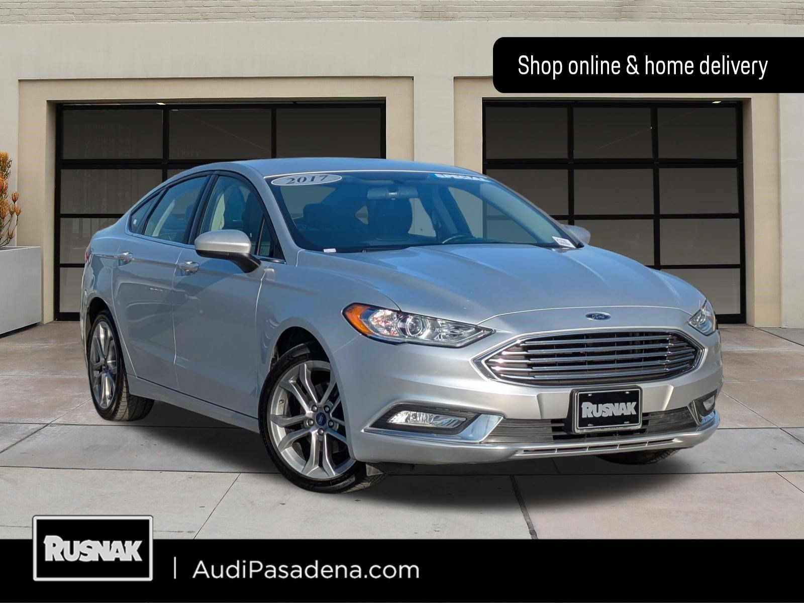 Ingot Silver 2017 Ford Fusion Sedan Front-Wheel Drive 6-Speed Automatic