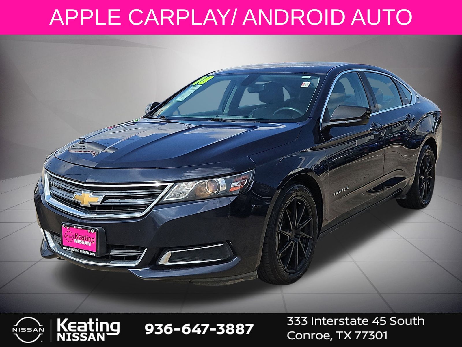 2018 Chevrolet Impala LS Blue at Durrett Motor Company