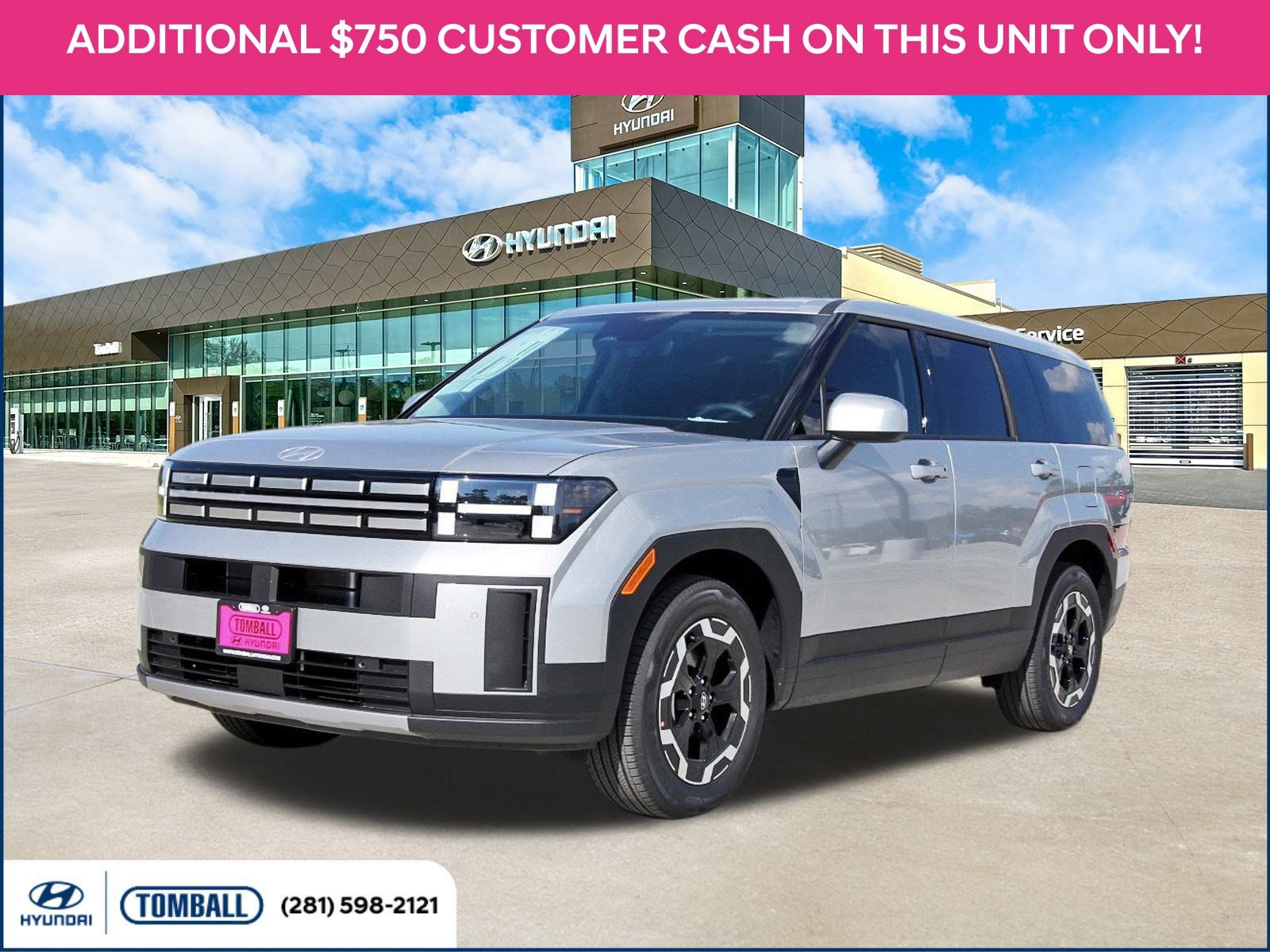 Shimmering Silver Pearl 2026 Hyundai Santa Fe SE FWD SUV / Crossover Front-Wheel Drive 8-Speed Automatic