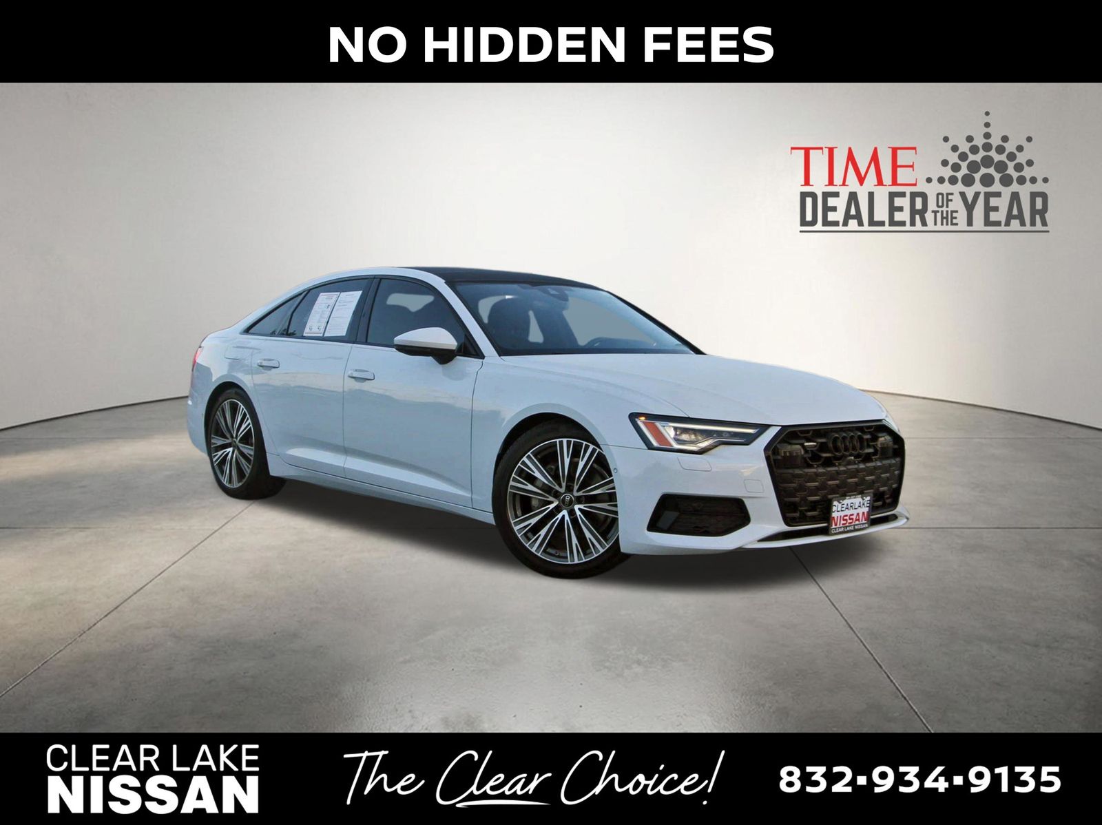 Florett Silver Metallic 2024 Audi A6 Sedan All-Wheel Drive 7-Speed Automatic