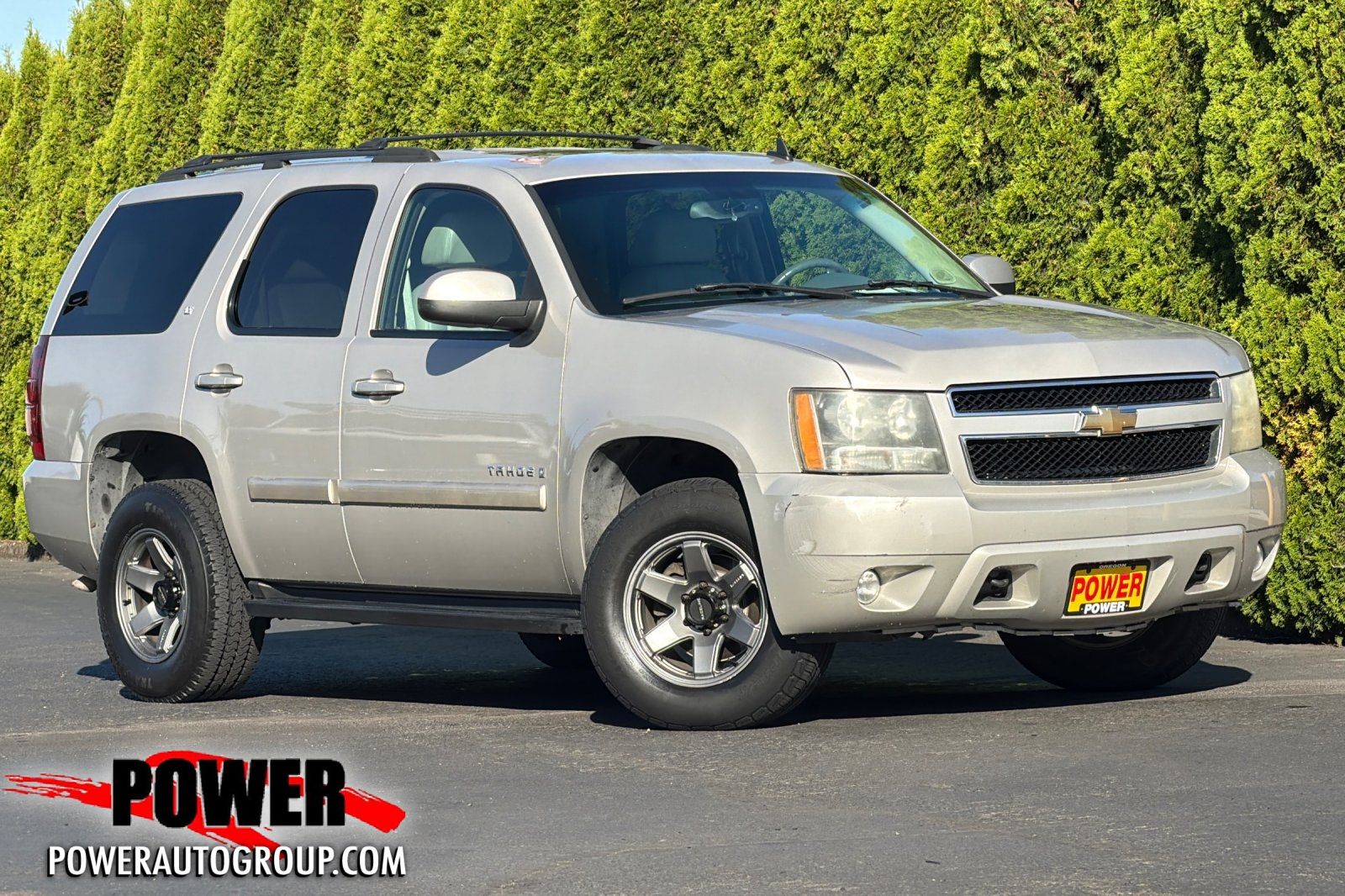 Silver Birch Metallic 2007 Chevrolet Tahoe SUV / Crossover Four-Wheel Drive 4-Speed Automatic Overdrive
